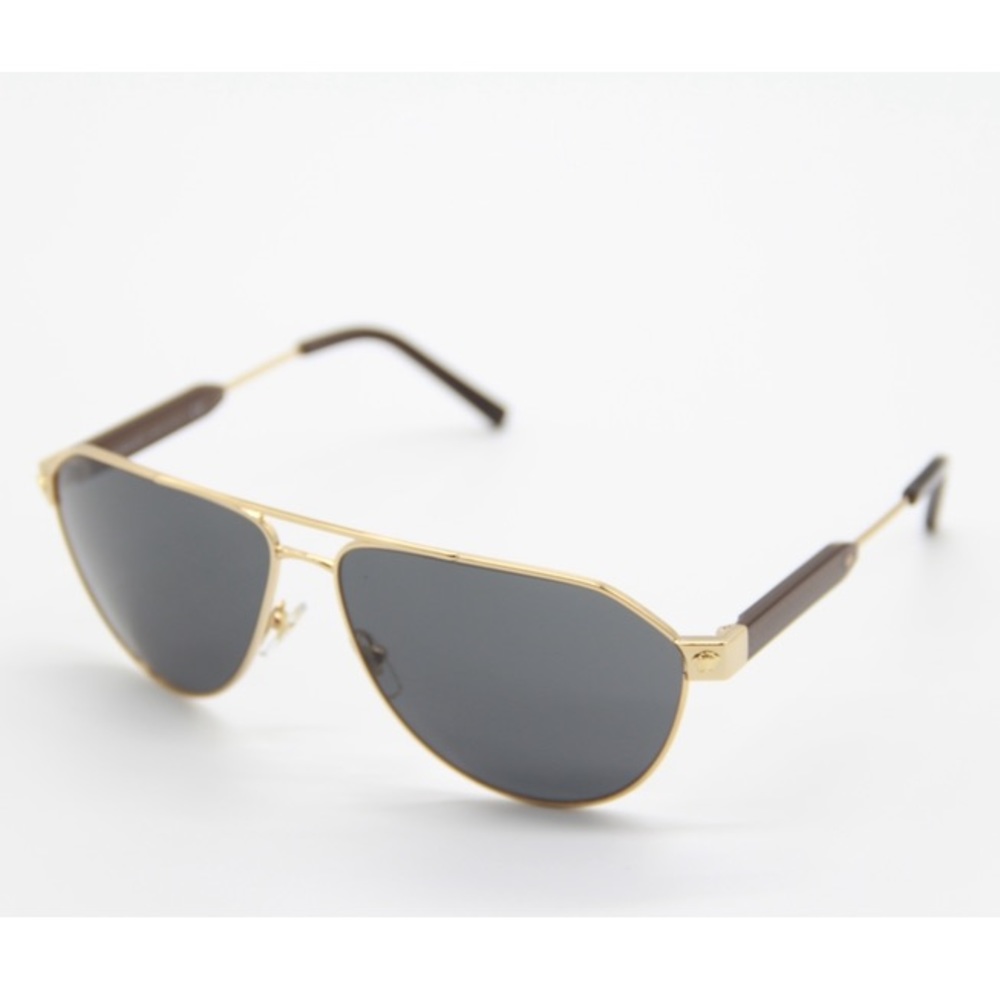 NEW VERSACE SUNGLASSES VERSACE VE2223 1002/87 AVIATOR EYEWEAR VERSACE VE 2223 - Picture 3 of 9